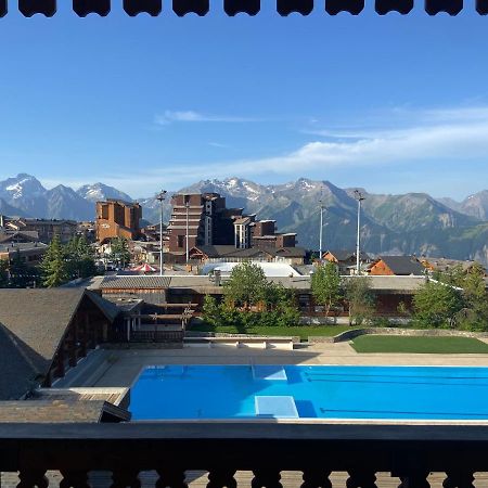 Superbe Studio Avec Vue Exceptionnelle Alpe d'Huez Exterior foto